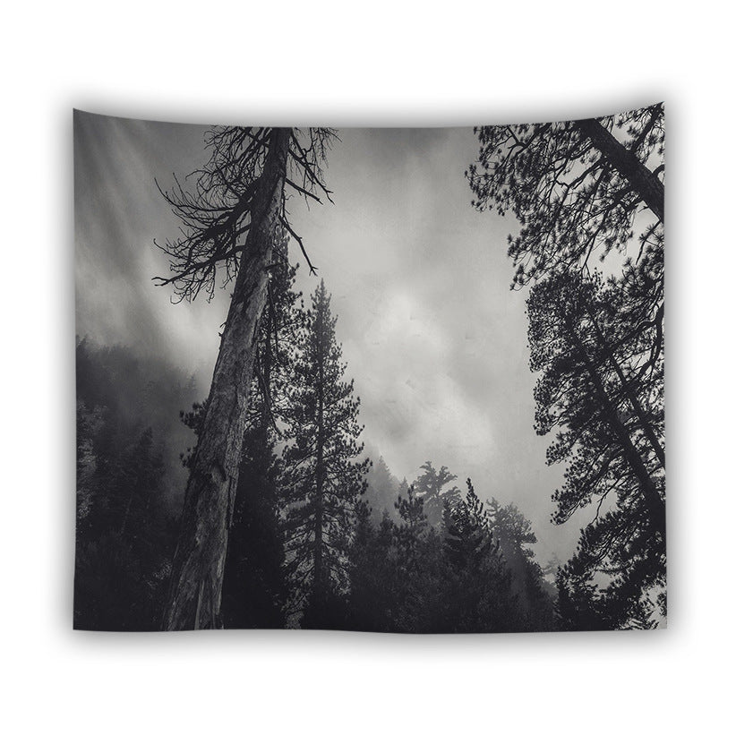Forest beach tapestry foreign trade