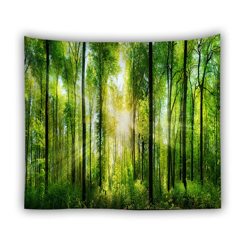 Forest beach tapestry foreign trade