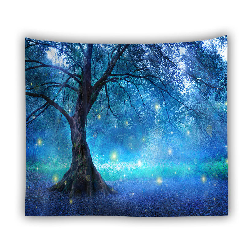 Forest beach tapestry foreign trade