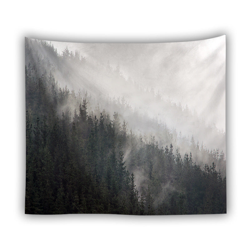Forest beach tapestry foreign trade