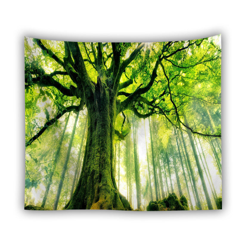 Forest beach tapestry foreign trade