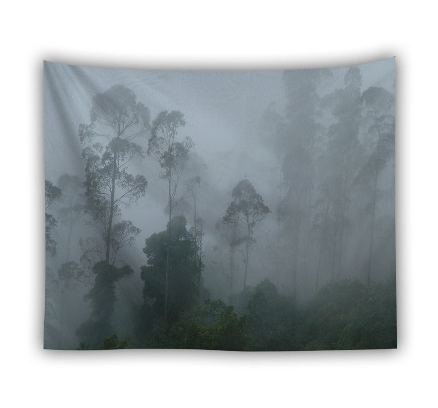 Forest beach tapestry foreign trade