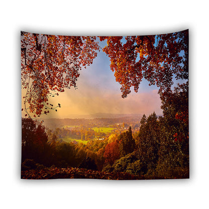 Forest beach tapestry foreign trade 