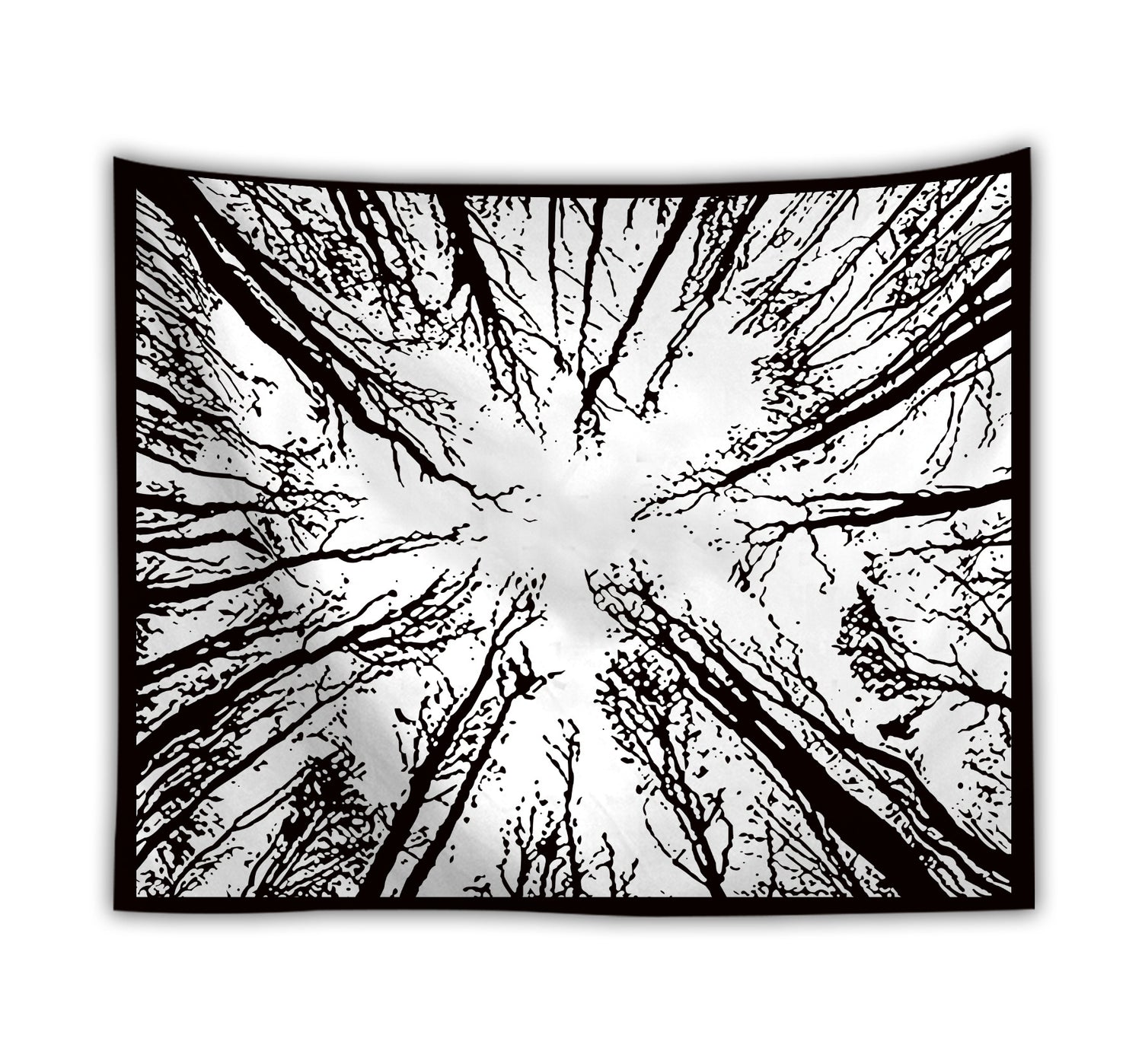 Forest beach tapestry foreign trade 