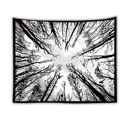 Forest beach tapestry foreign trade 